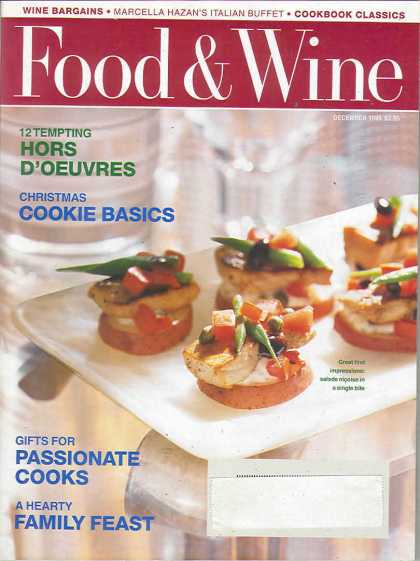 Food & Wine - December 1995