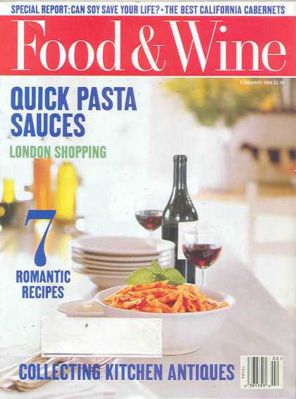 Food & Wine - February 1996