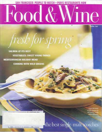 Food & Wine - April 1997
