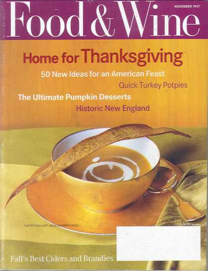 Food & Wine - November 1997