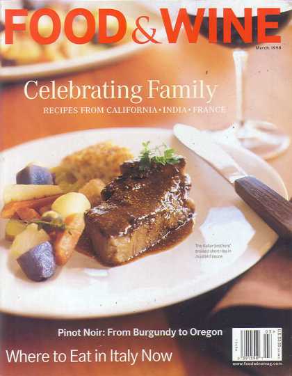 Food & Wine - March 1998