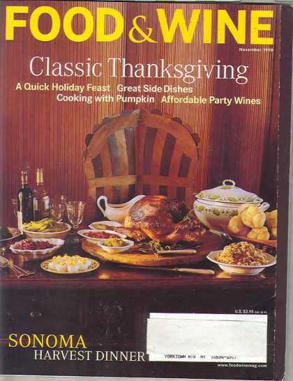 Food & Wine - November 1998