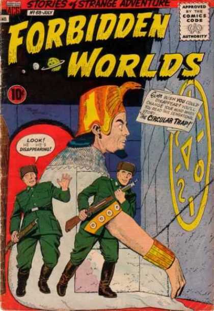 Forbidden Worlds 68 - 10c - Comics Code A - Stories Of Strange Adventure - Circular Trap