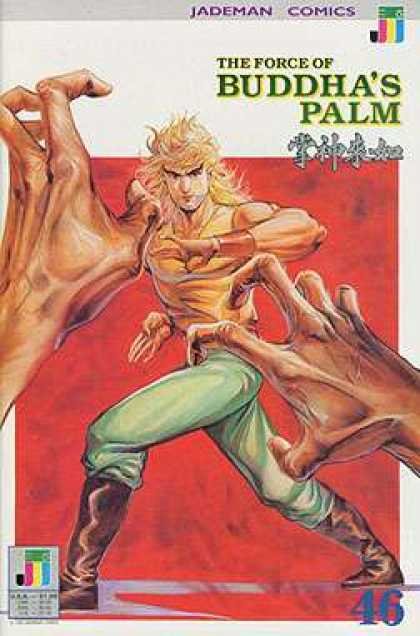 Force of Buddha's Palm 46 - Jademan Comics - Skinny Hands - Strong Man - Long Hair - Arm Bands