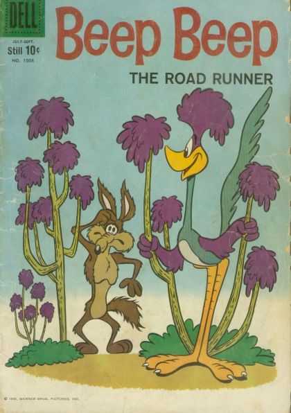 Four Color 1008 - Beep Beep - The Road Runner - Coyote - Catus - Confused