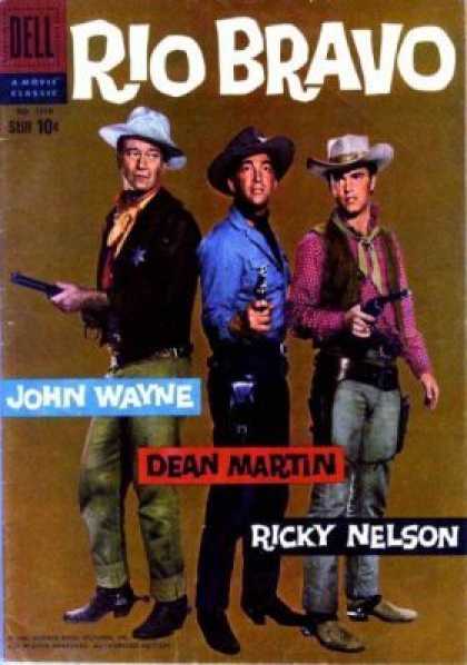Four Color 1018 - Dell - Western - Movie - John Wayne - Dean Martin