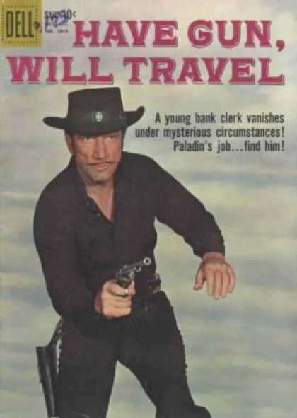 Four Color 1044 - Paladin - Good Guy - Cowboy Special - Black Hat - Western Shoot Um Up