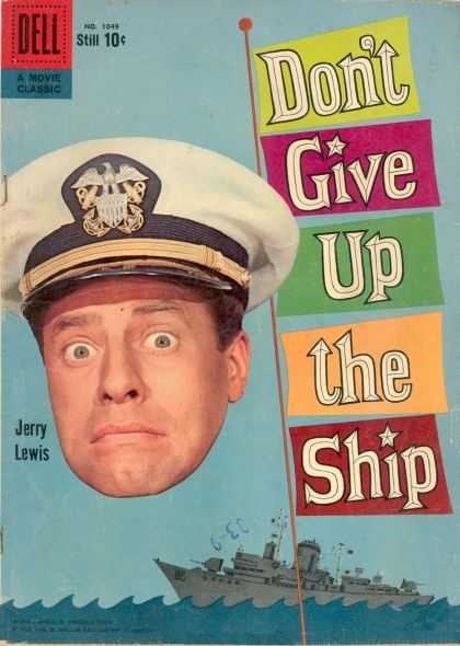 Four Color 1049 - Jerry Lewis - Movie Classic - Dell - Dont Give Up The Ship - No 1549