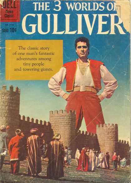 Four Color 1158 - Dell - Gulliver - Castle - Giant - People