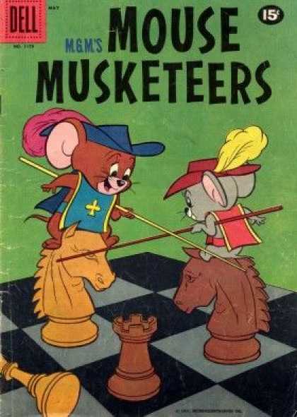Four Color 1175 - Jerry The Mouse - Chess - Musketeers - Sword Fight - Knights