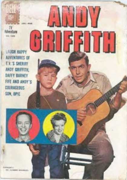 Four Color 1252 - Andy Griffith - Opie - Guitar - Cap Gun - Fife