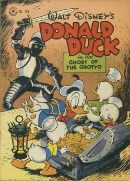 Four Color 159 - Walt Disney Comics - Donald Duck - Ghost Of The Grotto - 159 - Knight