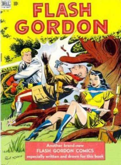 Four Color 190 - Dell - Flash Gordon - 10 Cents - Flash Gordon Comics - Yellow Cover