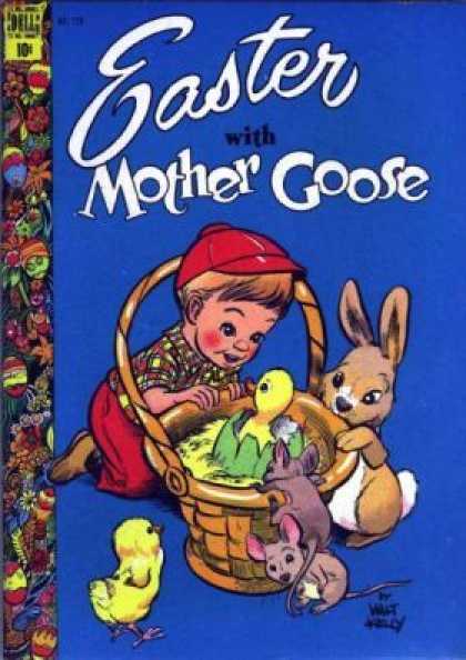 Four Color 220 - Easter - Mother Goose - Easter With Mother Goose - Dell - Bunny114860