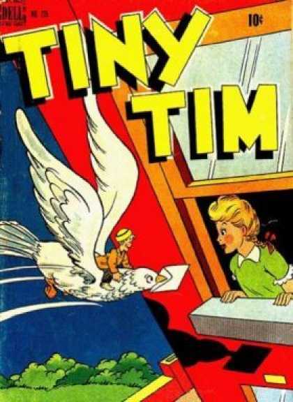 Four Color 235 - Tiny Tim - Window - Bird - Girl - Letter