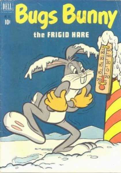 Four Color 347 - Frigid Hare - Dell - Snow - Bugs Bunny - Thermometer