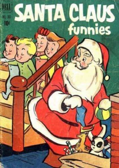 Four Color 361 - Santa Comics - Christmas Comics - Christmas Jokes - Festive Funnies - Comic Claus
