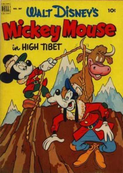 Four Color 387 - Micky Intrubal - High Tibat - Stupidety Of Goofy - Micky On Mountaverest - Micky Lover