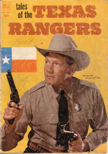 Four Color 396 - Texas Flag - Tales Of The Texas Rangers - Dell - Gun - Cowboy Hat