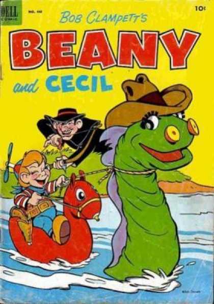 Four Color 448 - Beany - Cecil - Bob Clampett - Green Sea Monster - Villian