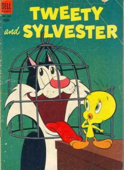 Four Color 489 - Tweety - Sylvester - Cat - Bird - Cage