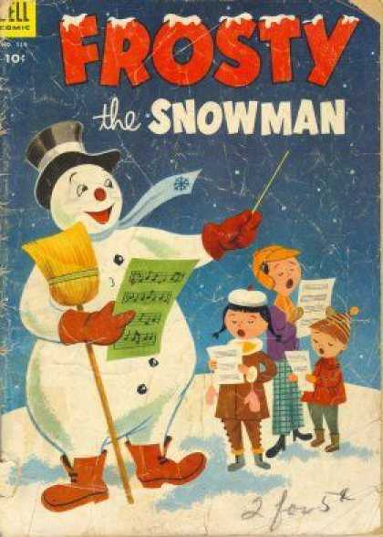 Four Color 514 - Dell - Frosty The Snowman - Holiday - Christmas - Caroling