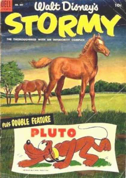 Four Color 537 - Horse - Pasture - Dog - Pluto - Grass