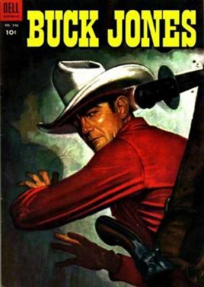 Four Color 546 - Dell - Buck Jones - Cowboy - Gun - Hat