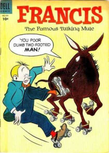 Four Color 579 - Dell - Francis - Donkey - Man - The Famous Talking Mule