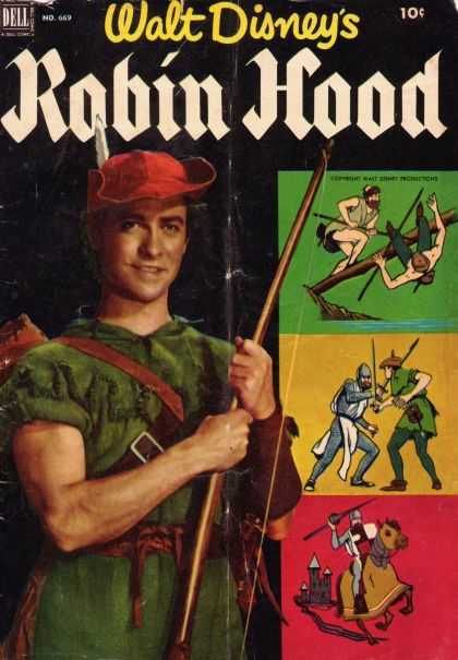 Four Color 669 - Errol Flynn - Robin Hood - Action Adventure - Knights - Classic