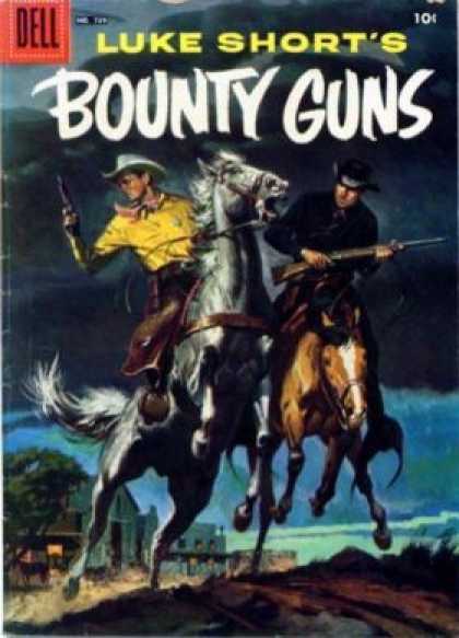 Four Color 739 - Dell - Luke Shorts - Bounty Guns - Horse - Man