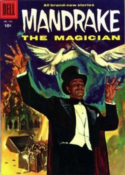 Four Color 752 - The Magician - Mandrake - Magic - Dell - New Stories