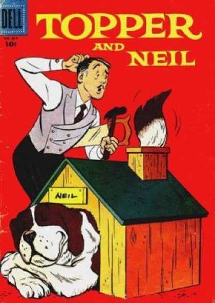 Four Color 859 - Dell - Topper And Neil - Mustache - Dog - Doghouse