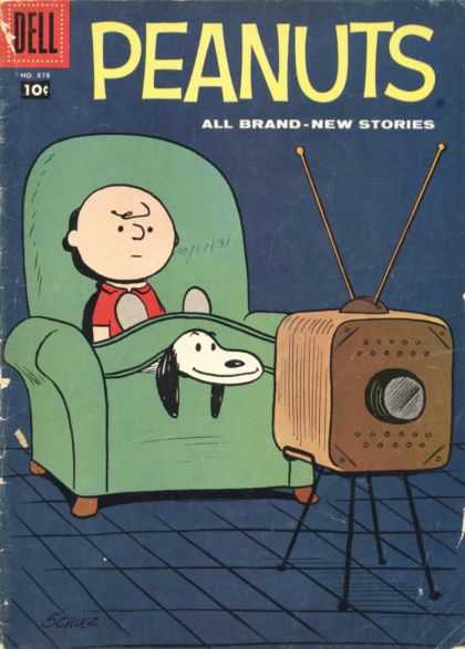 Four Color 878 - Peanuts - 10 Cent Dell Comics - Schultz - Charlie Brown - Snoopy