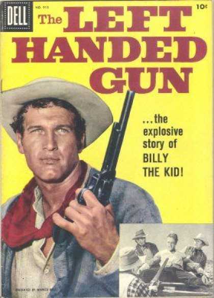 Four Color 913 - Left Handed Gun - Dell - Comic - Billy The Kid - Newman