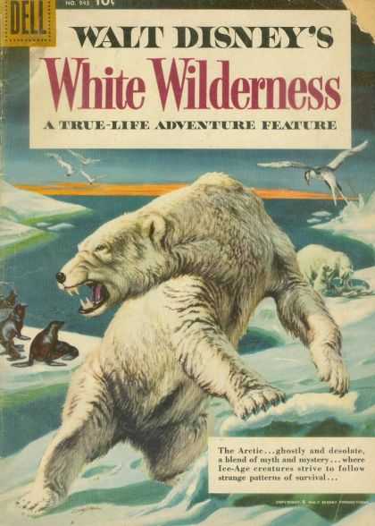 Four Color 943 - Disney - White Wilderness - Polar Bears - Sea Lions - Ice