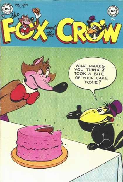 Fox and the Crow 13 - Cake - Foxie - Cigar - Bite - Mad