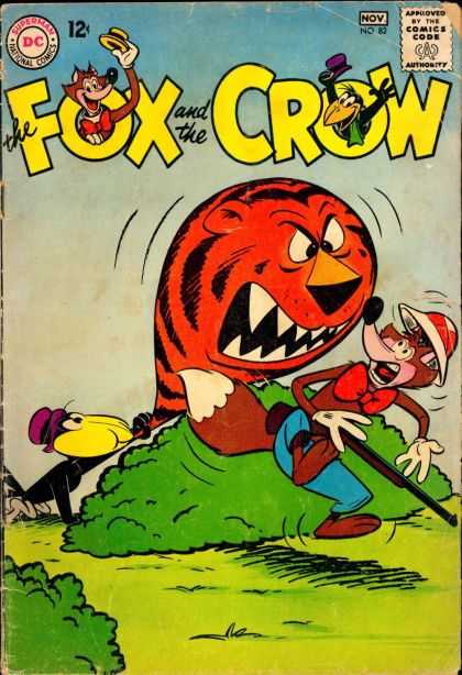 Fox and the Crow 82 - Dc Comics - Safari Hat - Tiger - Ballon - Bush
