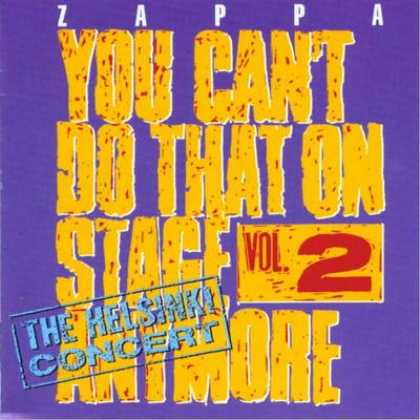 Frank Zappa - Frank Zappa You Can't Do That On Stage - Vol. 02