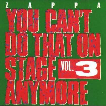 Frank Zappa - Frank Zappa You Can't Do That On Stage - Vol. 03