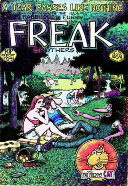 Freak Brothers 3 - Big Noses - Fat Freddys Cat - Rip Off Press - Fabulous Furry - People