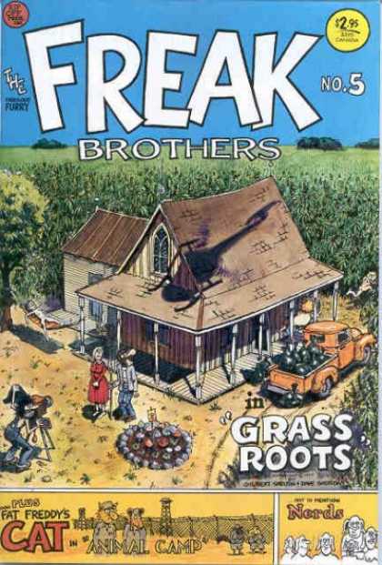 Freak Brothers 5 - Freaks - Corn Field - Farm House - Grass Roots - Brothers