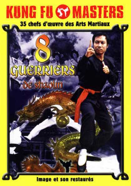 French DVDs - 8 Guerriers De Shaolin