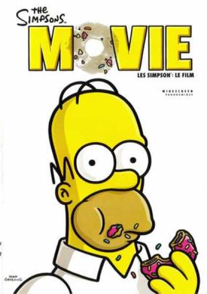 French DVDs - The Simpsons Movie