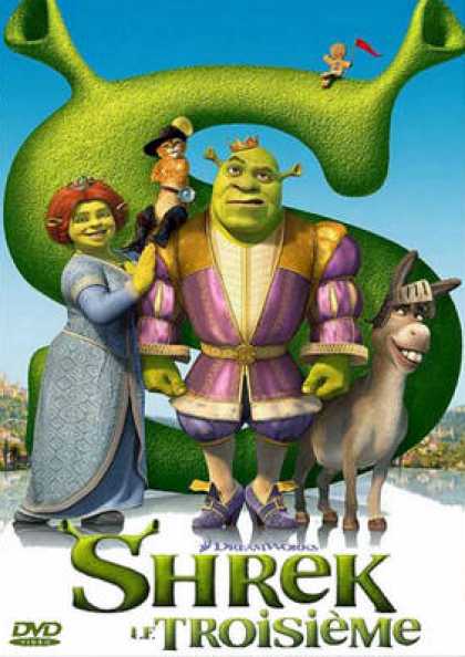 French DVDs - Shrek The Third