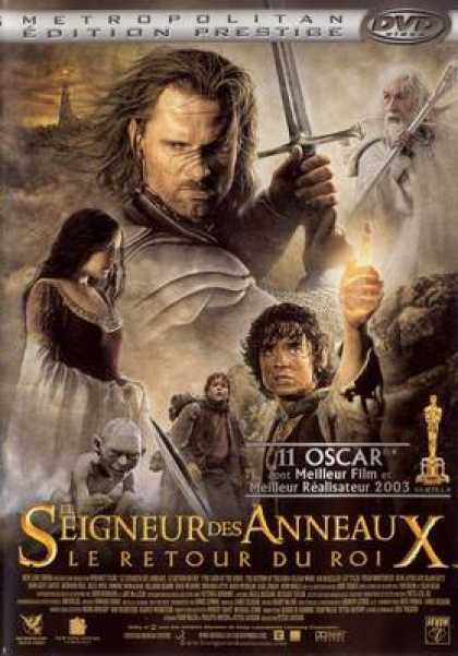 French DVDs - The Lord Of The Rings Return Of The King