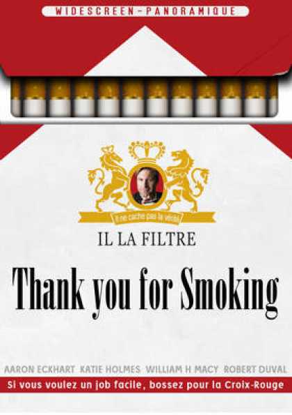 French DVDs - Thank You For Smoking