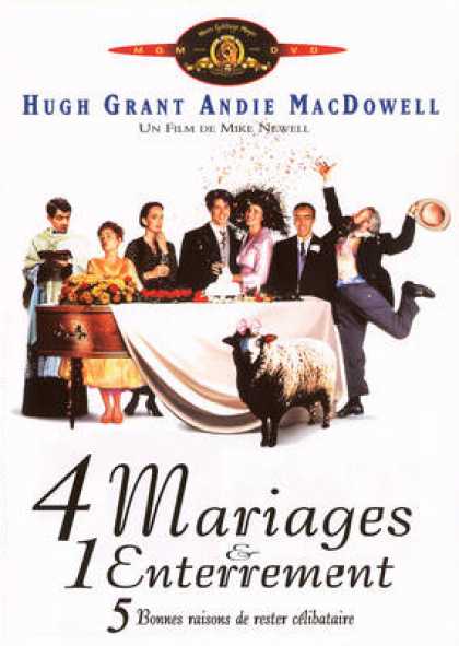 French DVDs - Four Weddings And A Funeral