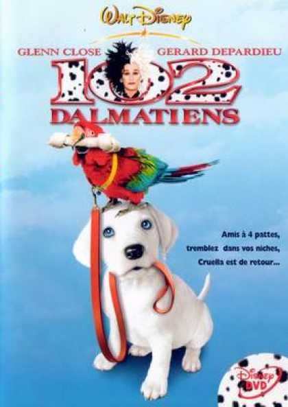French DVDs - 102 Dalmatiens