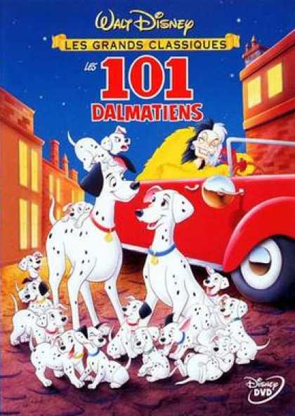 French DVDs - 101 Dalmatians French Canadian
